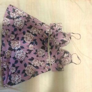 2xl lavender two-piece swimsuit